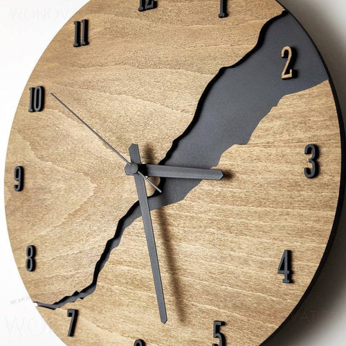 Luxury Wooden Clock – Stylish & Elegant