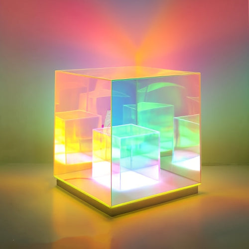 LumiSky - Dreamy Starry Sky Table Lamp with Adjustable Lighting and Geometric Design