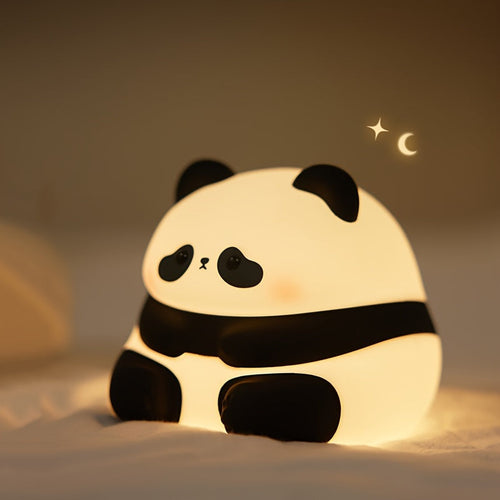 PandaGlow - Cute Giant Panda LED Night Light with Touch Control and Rechargeable Battery