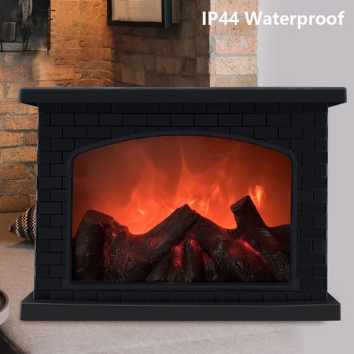 FlameGlow - Flame Fireplace Simulation Charcoal Light Retro Decoration for Indoor and Garden
