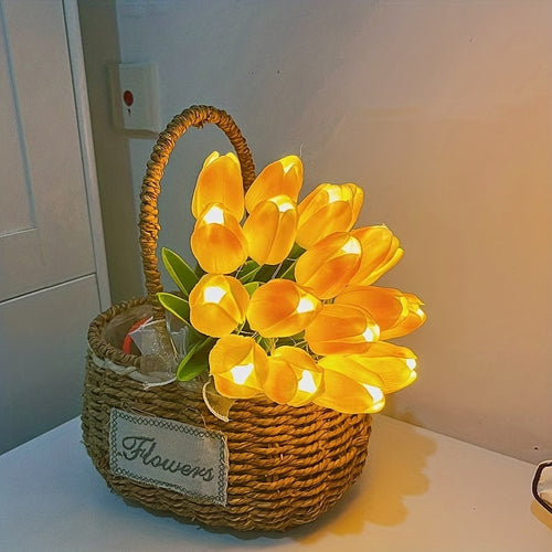 Tulip Lamp - LED Bouquet Night Light for Room Decoration