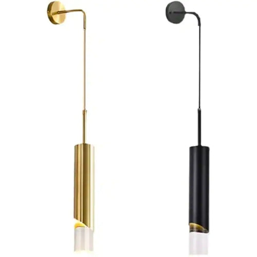 Elegant LED Wall Light Gold/Black Bedroom