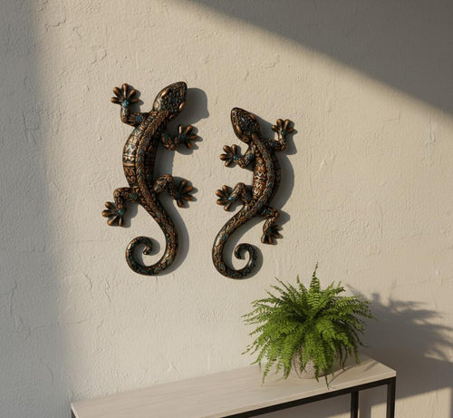 Gecko Wall Decoration – Set of 2
