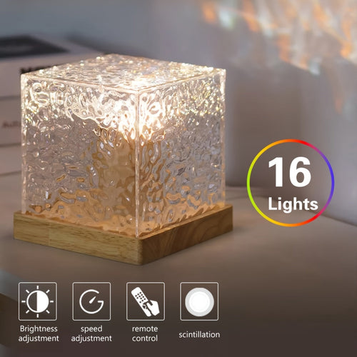 OceanWave - 16 Color LED Night Light with Wave Effect