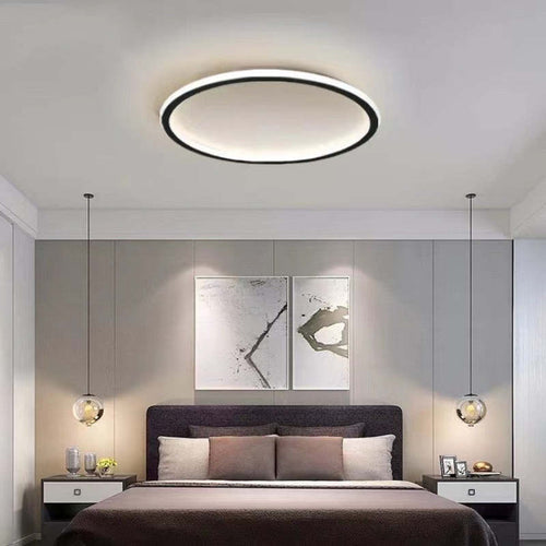 LunaNova - Modern Round LED Ceiling Light Metal Acrylic