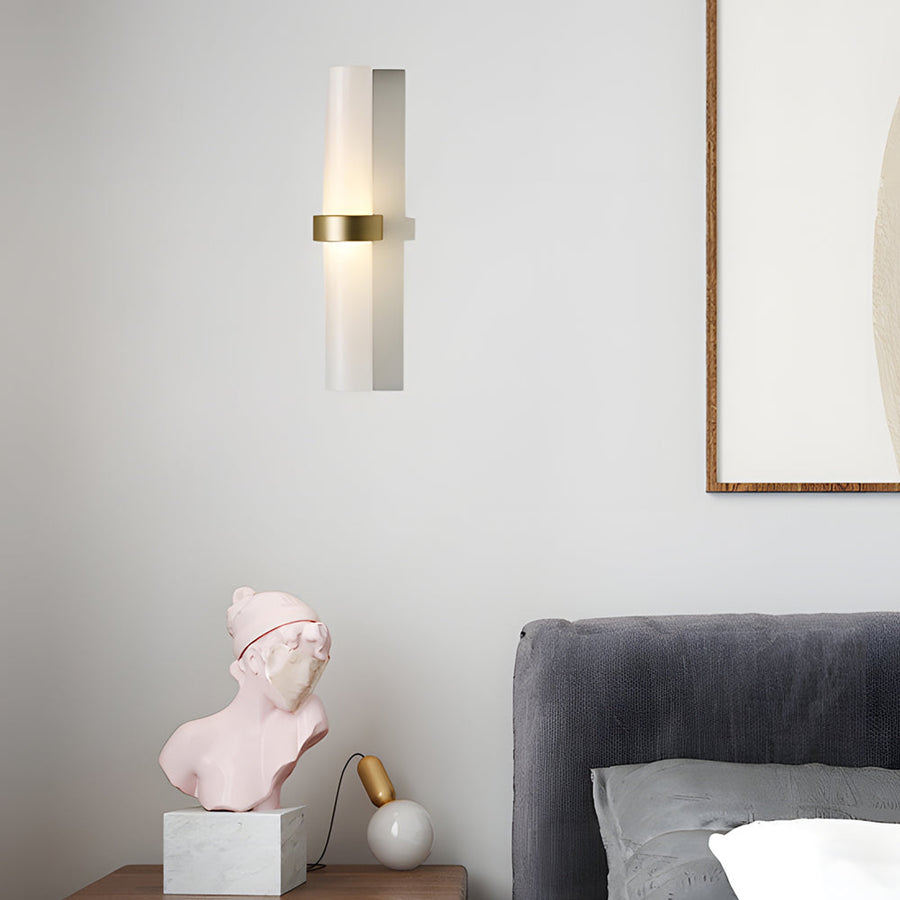 LumiTube - Modern Wall Light in Matte Glass