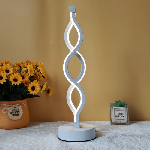 SeaWave - Unique Aluminum Desk Lamp with Dimmable LED Lighting