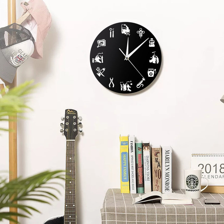 Dental Design Wall Clock – Stylish Clock for Dental Practices