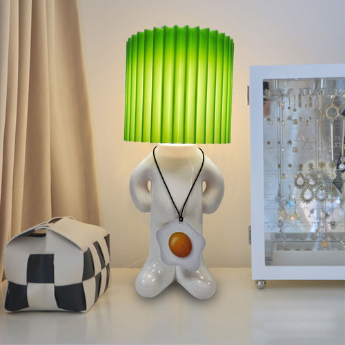 GlowCraft - Dimmable Acrylic Table Lamp with LED Lighting and Push-button Control
