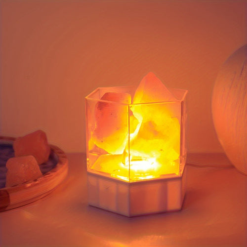 Salt Lamp - Himalayan Night Light with USB Connection