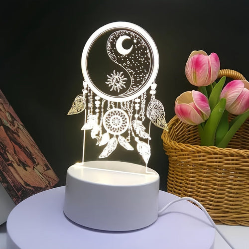 DreamLight - 3D Dreamcatcher LED Table Lamp