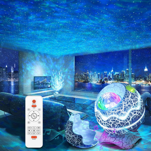 4-in-1 Stars and Galaxy Projector with Bluetooth Speaker