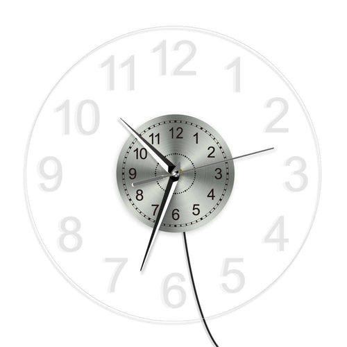 Illuminated Acrylic Clock