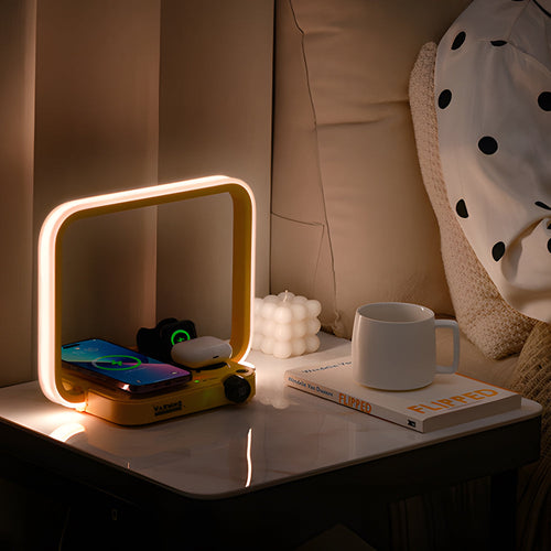 TechGleam - 3-in-1 Wireless RGB Desk Lamp with Timer