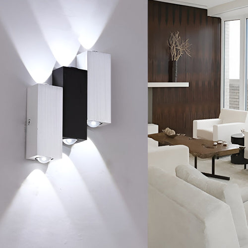 RadiantLight - Rectangular LED Up and Down Wall Lights Modern Style