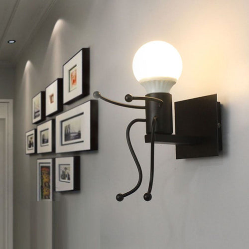 Modern LED Wall Light White/Black for Bathroom and Living Room