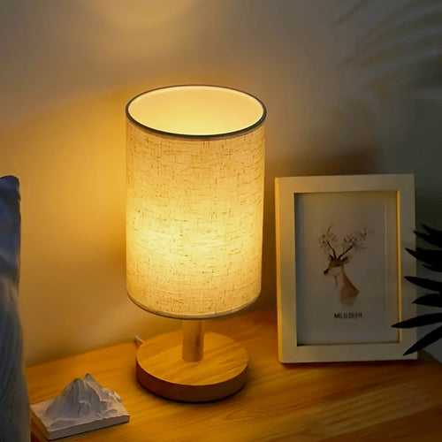 WoodLight - Adjustable LED Table Lamp with USB Power