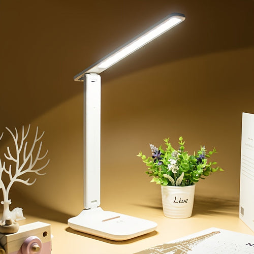 LumiDesk - Dimmable LED Desk Lamp with Touch Control and USB