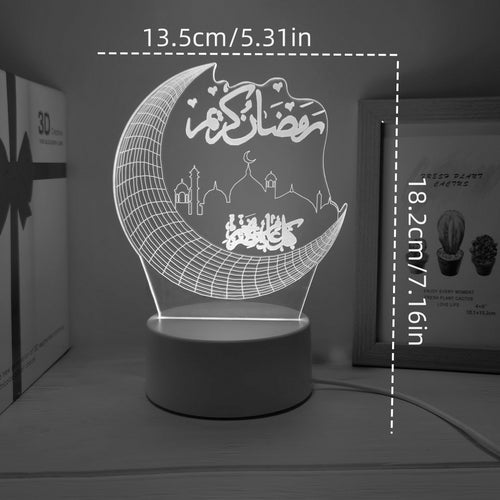 MoonPalace - 3D Night Light with 7 Colors Touch Control