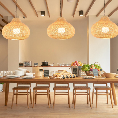 Boho Natural Handmade Island Pendant Light