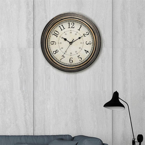 Vintage Wood Look Wall Clock