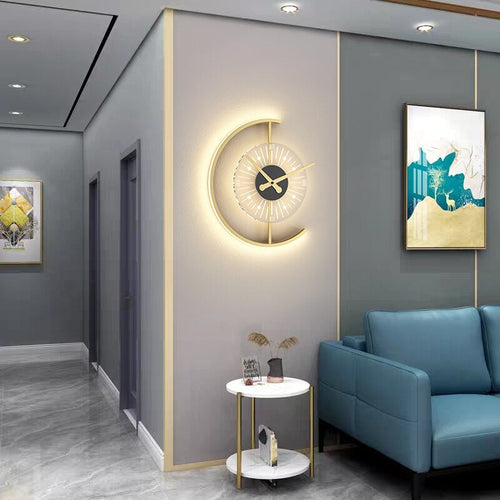 LED Light Clock – Modern Wall Clock with Integrated Lighting