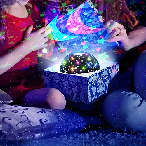 StarGlow - LED Star Projector Night Light with Adjustable Colors and USB Power