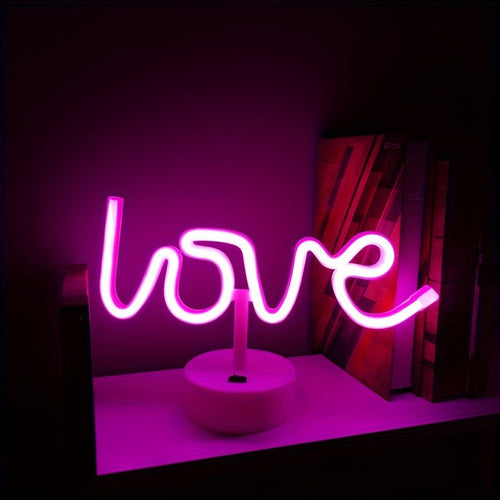 NeonLove - LED Neon Table Lamp for Bedroom and Party Decoration