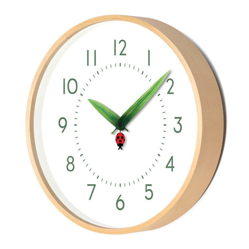 Timeless Perch Clock – Unique Bird Wall Clock in Ladybird & Butterfly Design