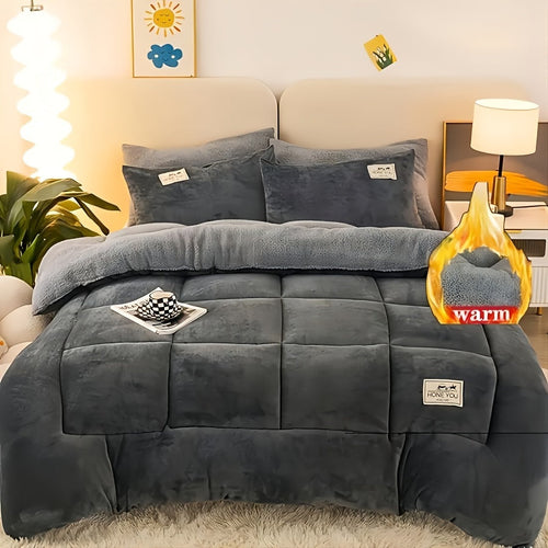 Luxury Thick Milk Fleece Sherpa Blanket – Tear-Resistant, All-Season Comfort for Sofa, Bed, Office & Camping