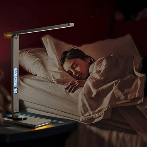 LED Desk Lamp - With Wireless Charger and USB Charging Port - Touch Control