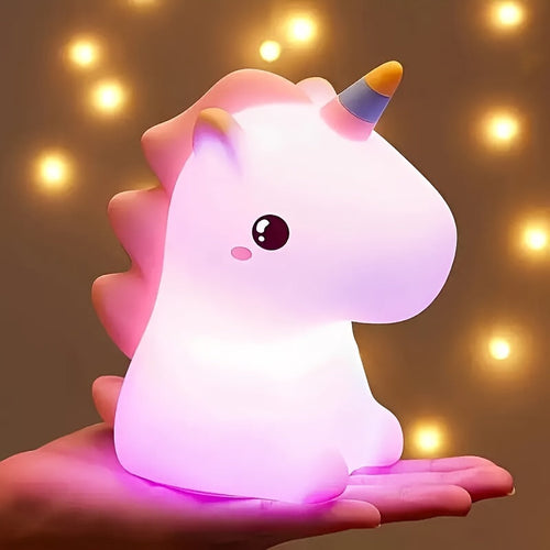 UnicornGlow - Warm Unicorn Night Light with 7 Colors and Eye Protection
