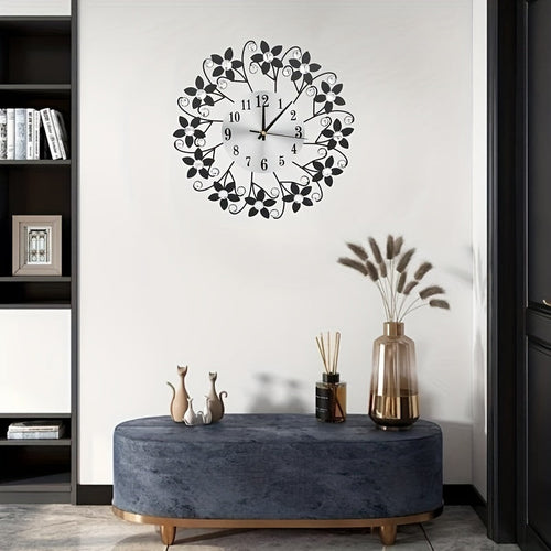 EleganceClock – Silent Decorative Wall Clock 14-Inch