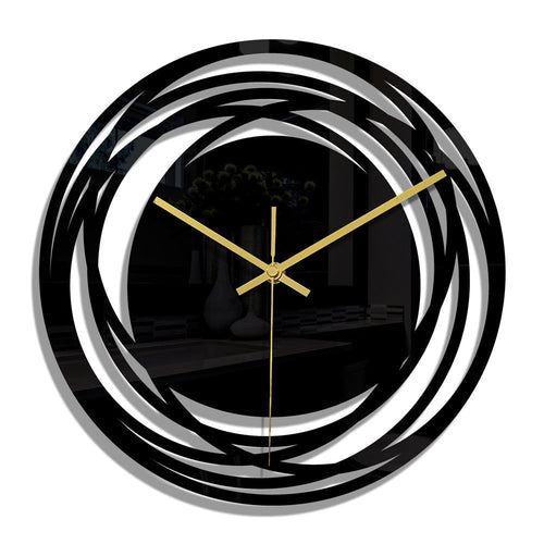 Modern Wall Clock – Black Elegance