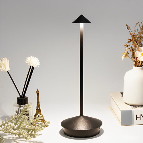 LuminZen - Modern Spherical Desk Lamp with RGB Color Change and Wireless Charging