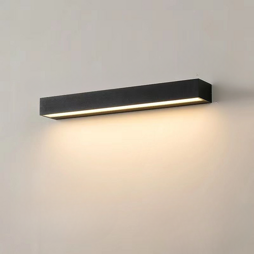 Sleek Linear LED Wall Light – White, Bathroom/Bedroom/Living Room, Metal & Acrylic