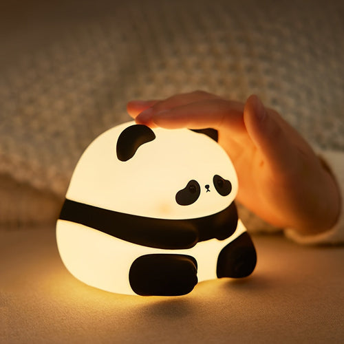 PandaGlow - Cute Giant Panda LED Night Light with Touch Control and Rechargeable Battery
