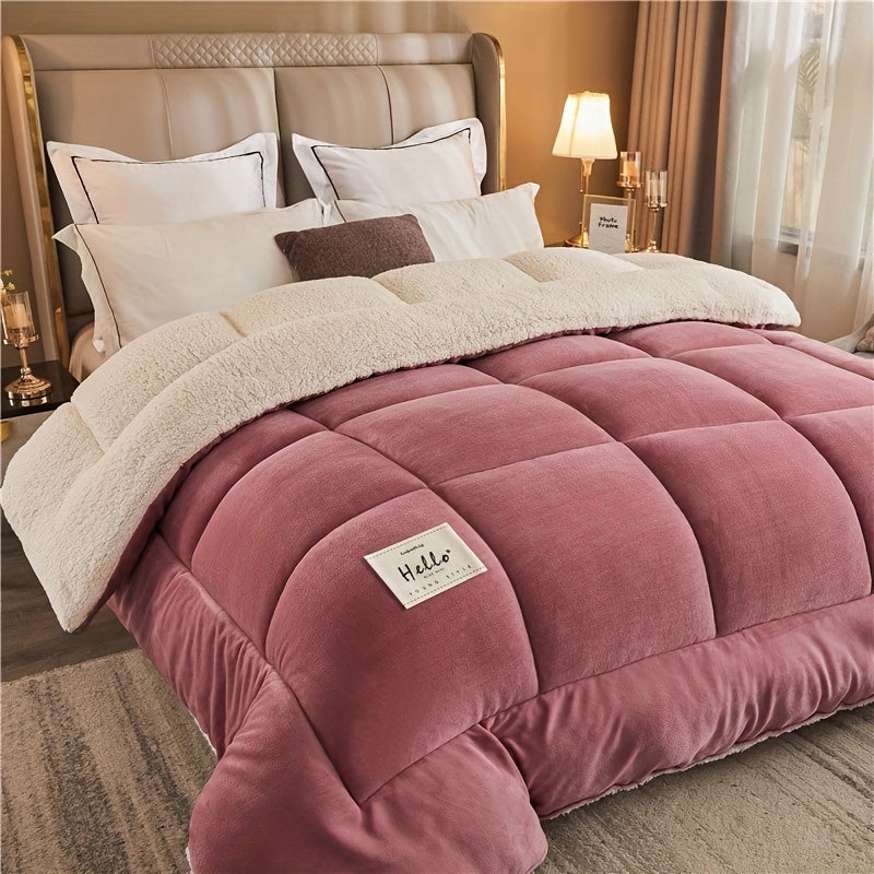 Three-Layer Warm Duvet – Thick Comforter for Autumn & Winter, Ideal for Bedroom or Student Room