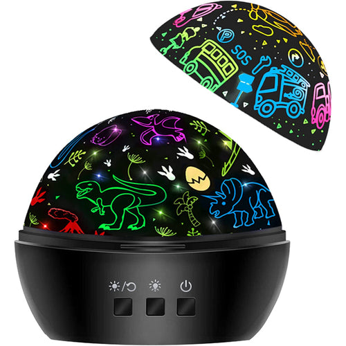 Unicorn Projector - Starry Sky Night Light for Children, 2-in-1 Projector and Night Light