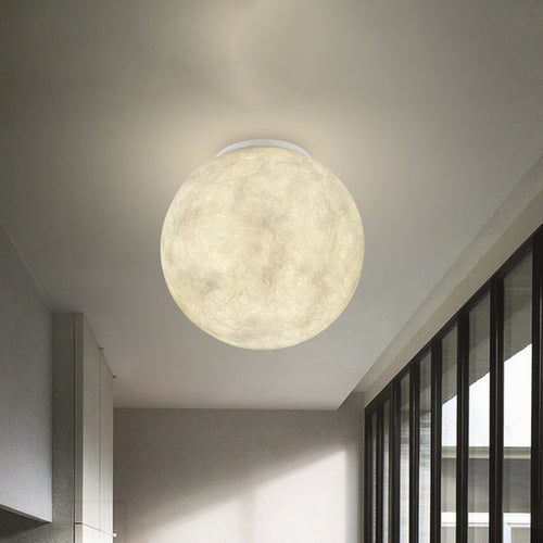 Moon Glass Ceiling Light - Modern Design for Balcony