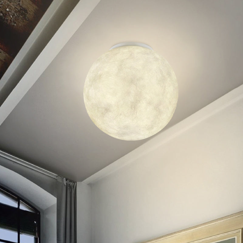 Moon Glass Ceiling Light - Modern Design for Balcony