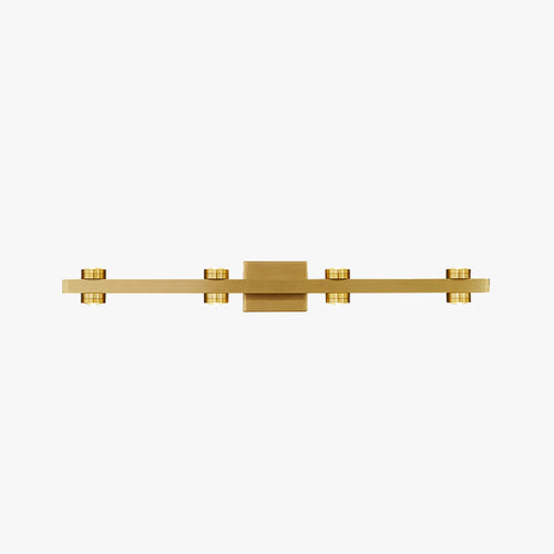 Freja - Modern LED Wall Light, Black/Gold, Bathroom, Metal