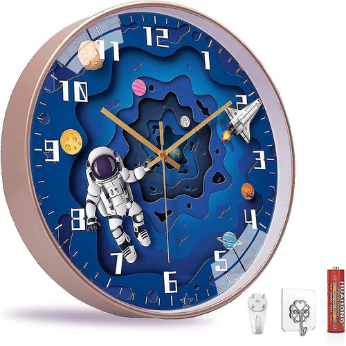 Space Journey Kids Wall Clock