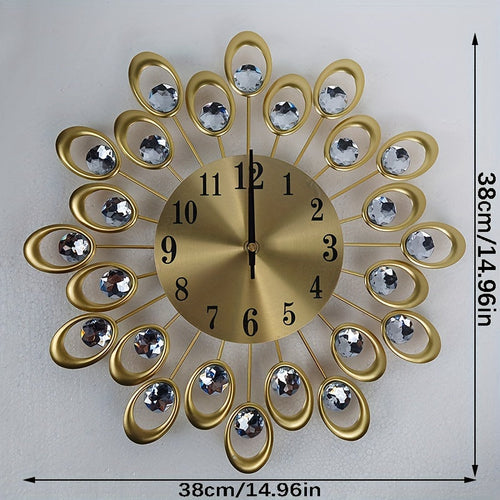 Modern Silent Metal Wall Clock