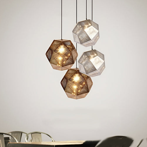 ModernSphere - Postmodern Geometric Round Pendant Chandelier