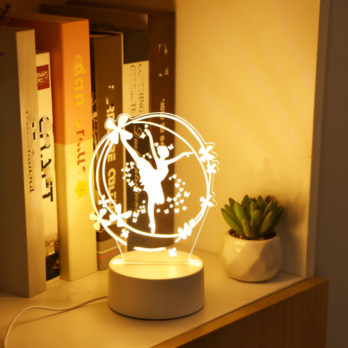 LumiDance - 3D Ballet Dancer LED Night Light