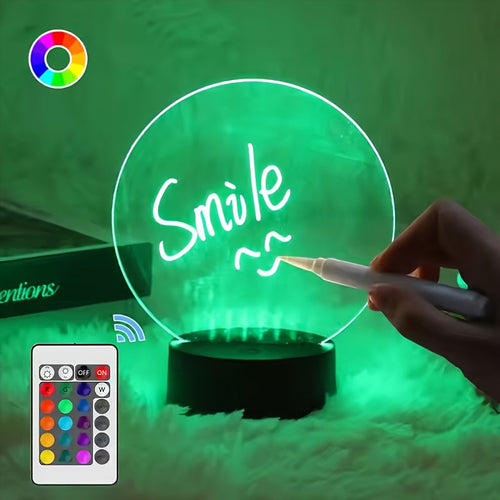 3DGlow - LED Night Light with 16 Colour Changes and USB/Battery Power