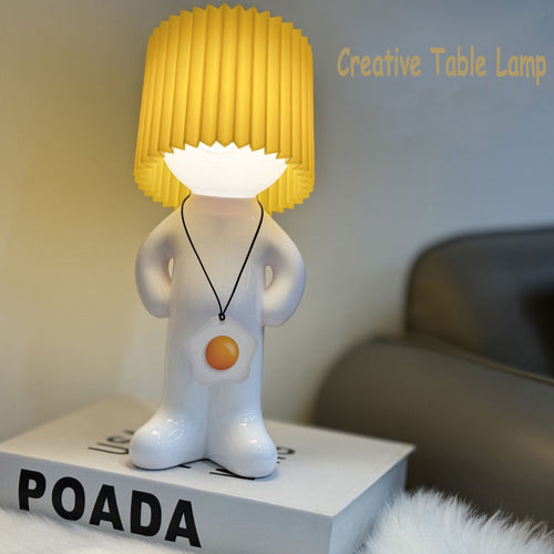GlowCraft - Dimmable Acrylic Table Lamp with LED Lighting and Push-button Control