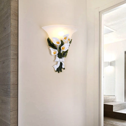 BloomLight - Wall Light with 1 Arm and Floral Bush Shape