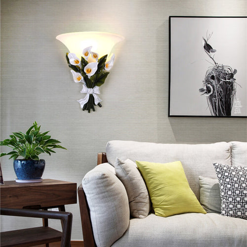BloomLight - Wall Light with 1 Arm and Floral Bush Shape